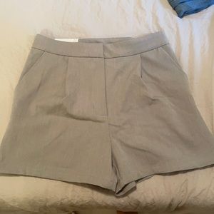 H&M Grey Dress Shorts